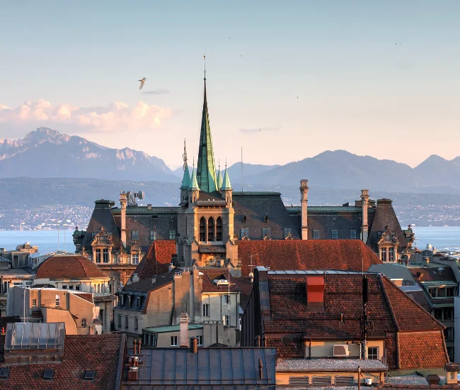 Déménagement à Lausanne préparant un trajet en ville ou vers l’agglomération